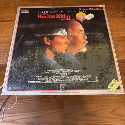 Karate kid part laserdisc - karate,