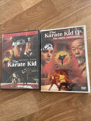 The karate kid and dvd - 1, 2