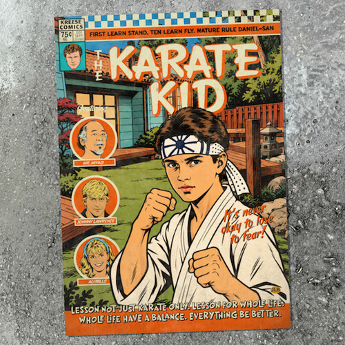 Karate kid stampa vintage - kid,,